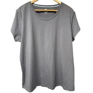 EMS Women’s Quick Dry Performance Shirt Size XXL 18 Gray Anti Microbial Workout